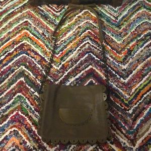 SEE BY CHLOE, olive green/black messenger bag